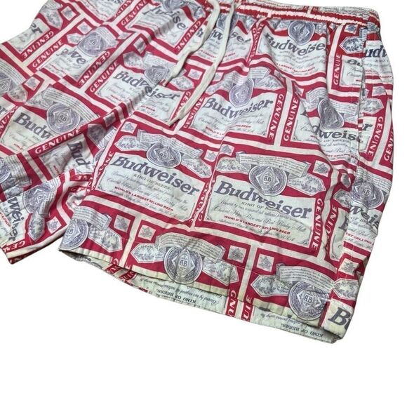 American Vintage 80s Budweiser Mens Shorts Small - Picture 3 of 6